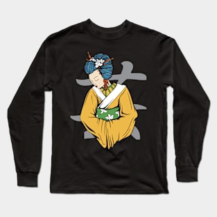 Geisha 01 Long Sleeve T-Shirt